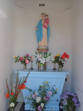 La chapelle est ouverte tous les ans pendant les fêtes du Mont Carmel